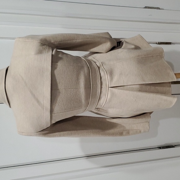 Nanette Lepore Cream Victorian Peacoat sz 0 - Picture 7 of 9